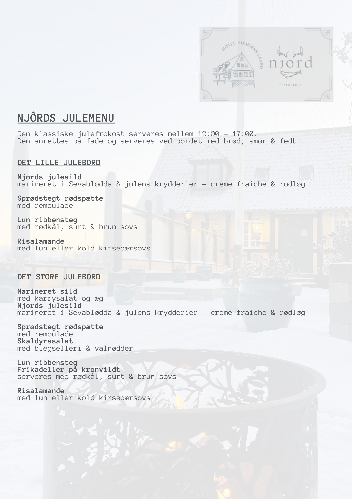 JULEMENU